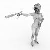 女间谍-角色人体-角色-VR/AR模型-3D城