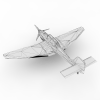 纳粹容克87型-飞机-军事飞机-VR/AR模型-3D城