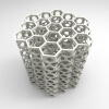 蜂窝笔筒-家居生活-3D打印模型-3D城