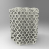蜂窝笔筒-家居生活-3D打印模型-3D城