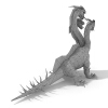 三头龙-角色人体-角色-VR/AR模型-3D城