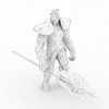 战士-角色人体-角色-VR/AR模型-3D城