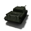 ISU-122 坦克歼击车-汽车-军事汽车-VR/AR模型-3D城