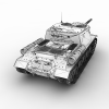 ISU-122 坦克歼击车-汽车-军事汽车-VR/AR模型-3D城