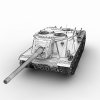 ISU-122 坦克歼击车-汽车-军事汽车-VR/AR模型-3D城