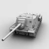 ISU-122 坦克歼击车-汽车-军事汽车-VR/AR模型-3D城