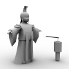 赤壁刘阿斗-角色人体-角色-VR/AR模型-3D城