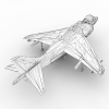 Airplane HARR战斗机-飞机-军事飞机-VR/AR模型-3D城
