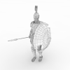 罗马古代战士-角色人体-角色-VR/AR模型-3D城