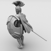 罗马古代战士-角色人体-角色-VR/AR模型-3D城