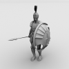 罗马古代战士-角色人体-角色-VR/AR模型-3D城