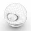 绿色的独眼怪物-角色人体-角色-VR/AR模型-3D城
