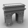 城楼-建筑-古建筑-VR/AR模型-3D城