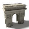 城楼-建筑-古建筑-VR/AR模型-3D城