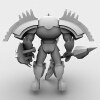 次世代 铁皮人-角色人体-角色-VR/AR模型-3D城