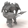 次世代 铁皮人-角色人体-角色-VR/AR模型-3D城