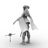 女-角色人体-角色-VR/AR模型-3D城