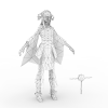 女-角色人体-角色-VR/AR模型-3D城