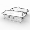 韩国古典房子-建筑-VR/AR模型-3D城