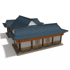韩国古典房子-建筑-VR/AR模型-3D城