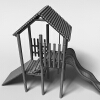 滑滑梯-建筑-基础设施-VR/AR模型-3D城