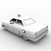 蓝色小轿车-汽车-家用汽车-VR/AR模型-3D城