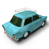 旅游车-汽车-家用汽车-VR/AR模型-3D城