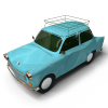 旅游车-汽车-家用汽车-VR/AR模型-3D城