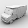 运钞车-汽车-VR/AR模型-3D城