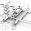 长廊古建-建筑-古建筑-VR/AR模型-3D城