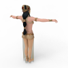 女性角色-角色人体-角色-VR/AR模型-3D城