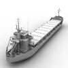 中型货轮-船舶-货船-VR/AR模型-3D城