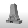 壁炉设备-家居-其它-VR/AR模型-3D城