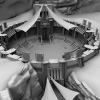 沙漠竞技场-建筑-基础设施-VR/AR模型-3D城