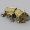 村庄的商店-建筑-古建筑-VR/AR模型-3D城