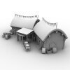 村庄的商店-建筑-古建筑-VR/AR模型-3D城