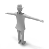 迈克杰克逊-角色人体-角色-VR/AR模型-3D城