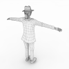 迈克杰克逊-角色人体-角色-VR/AR模型-3D城