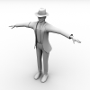 迈克杰克逊-角色人体-角色-VR/AR模型-3D城