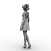 街舞区MM-角色人体-角色-VR/AR模型-3D城