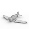 飞机-飞机-军事飞机-VR/AR模型-3D城