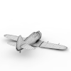 飞机-飞机-军事飞机-VR/AR模型-3D城
