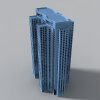 摩天大楼-建筑-办公-VR/AR模型-3D城