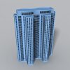 摩天大楼-建筑-办公-VR/AR模型-3D城