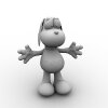 玩具狗-文体生活-艺术品-VR/AR模型-3D城
