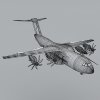飞机-飞机-客机-VR/AR模型-3D城