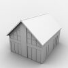 小型别墅-建筑-住宅-VR/AR模型-3D城