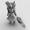 神话OL角色-角色人体-角色-VR/AR模型-3D城