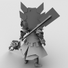 神话OL角色-角色人体-角色-VR/AR模型-3D城