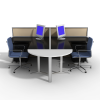 现代时尚电脑办公桌-文体生活-办公用品-VR/AR模型-3D城